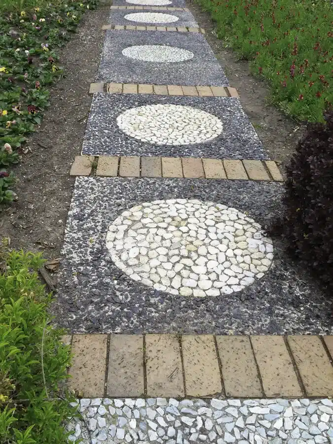 Caminos de grava modernos