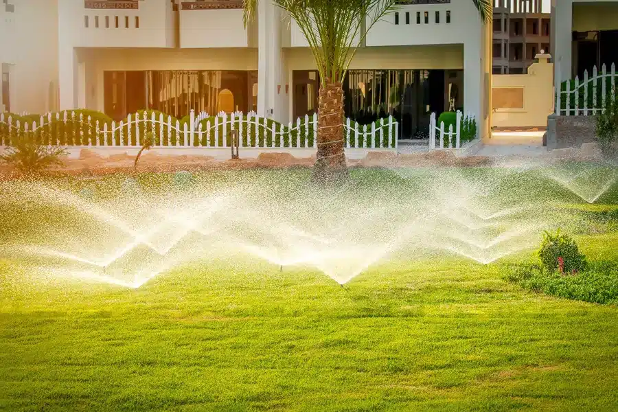La importancia del riego adecuado en jardines de césped natural