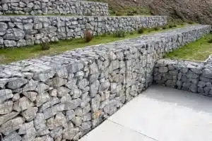 Gaviones muro de piedras