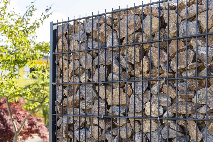 Gaviones muro de piedras